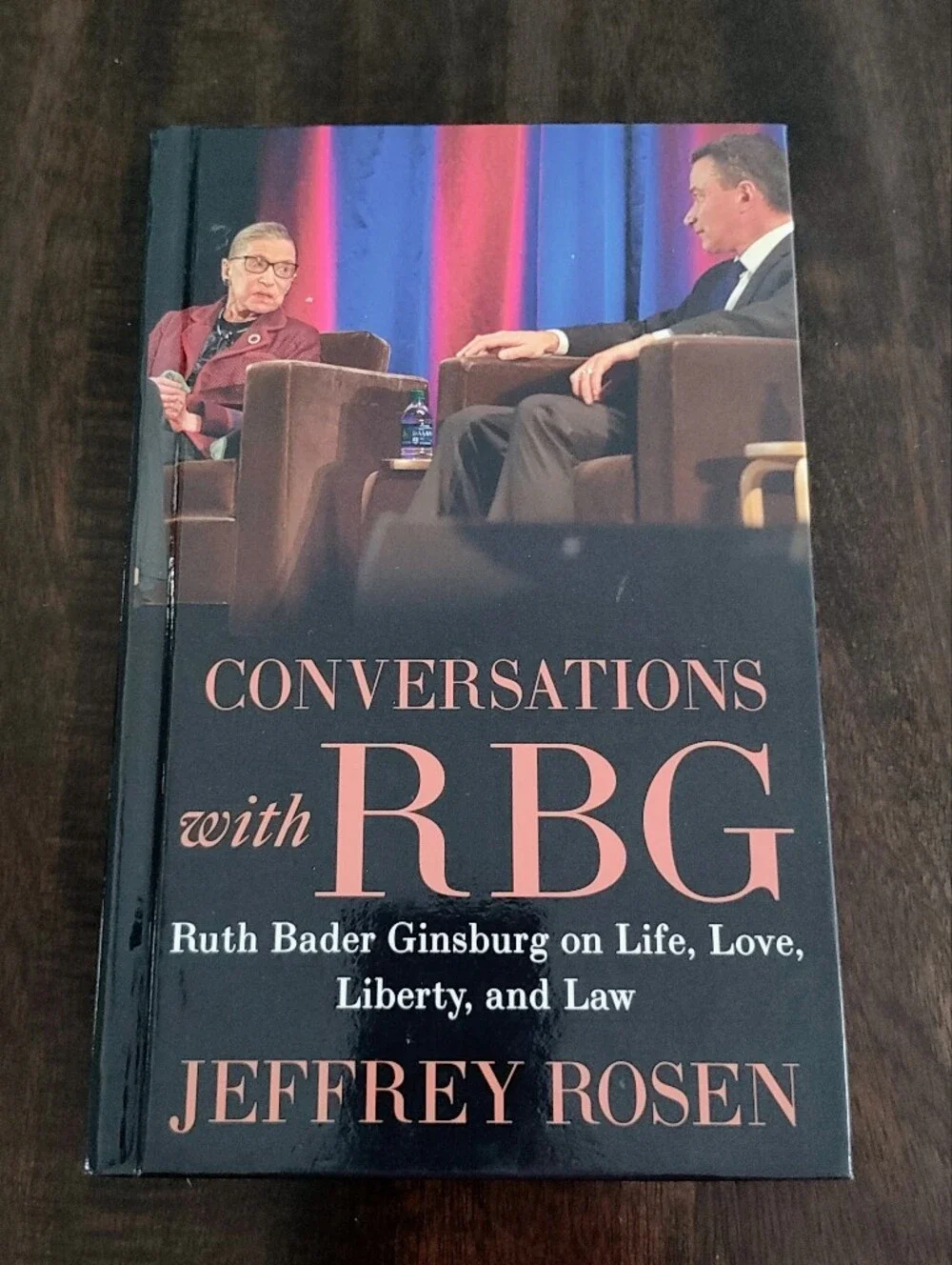 Conversations with RBG Hardcover Book - Black